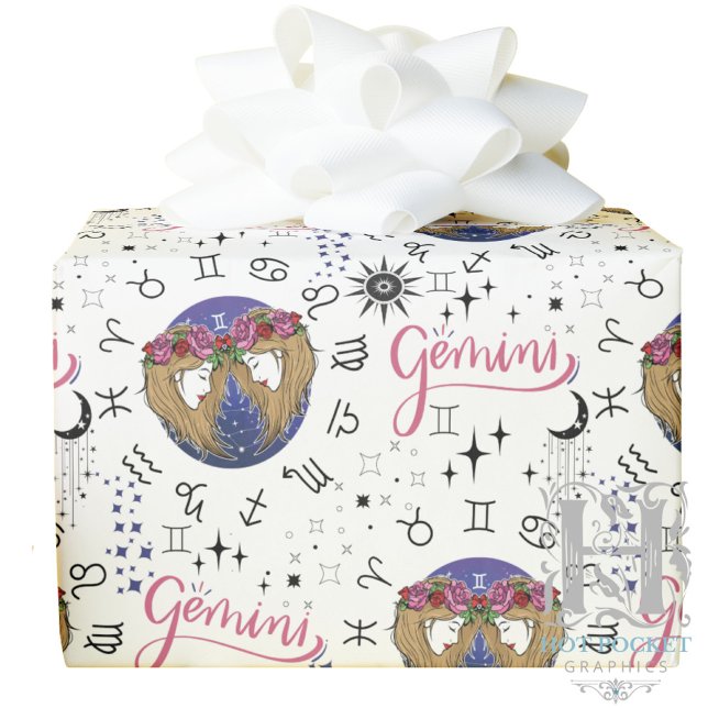 Papel De Presente Gemini Wrapping Paper (Criador carregado)
