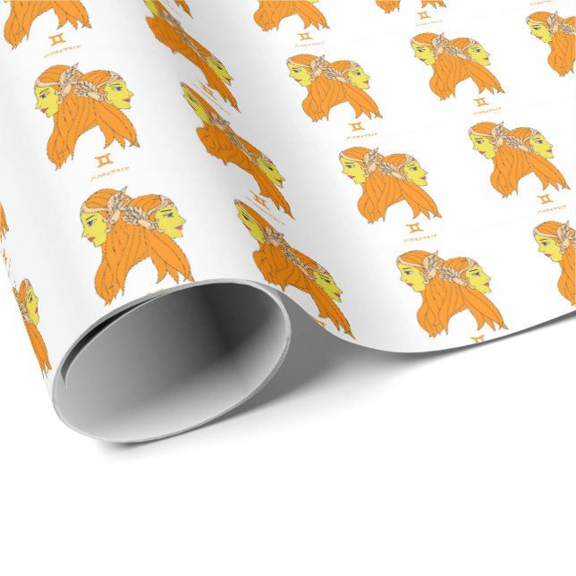 Papel De Presente Gemini Wrapping Paper (Ponta do rolo)