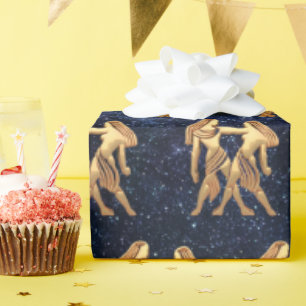 Papel De Presente Gemini Zodiac