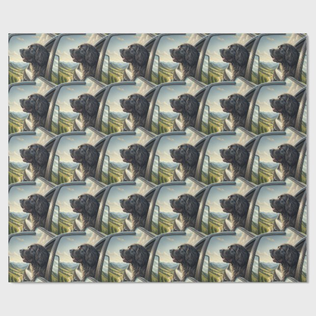 Papel De Presente Gentle Giant Newfoundland Viagem Rodoviária Panorâ (Aberto)