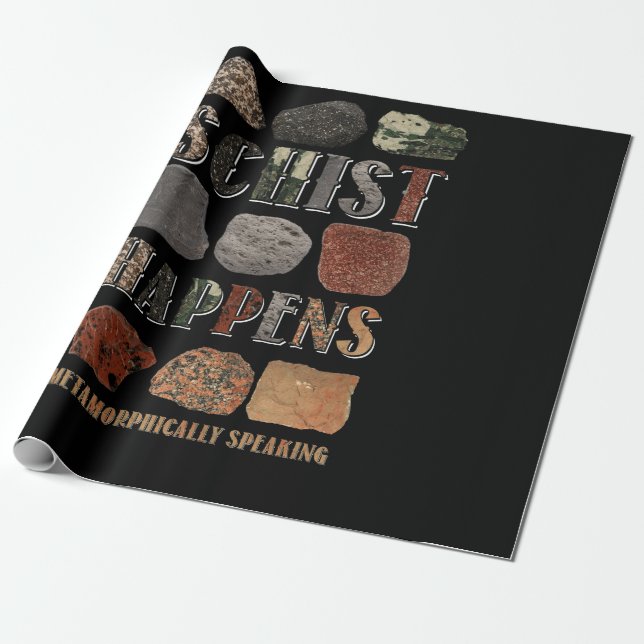 Papel De Presente Geologist Mineral Geode Rock Collector Geology (Desenrolado)