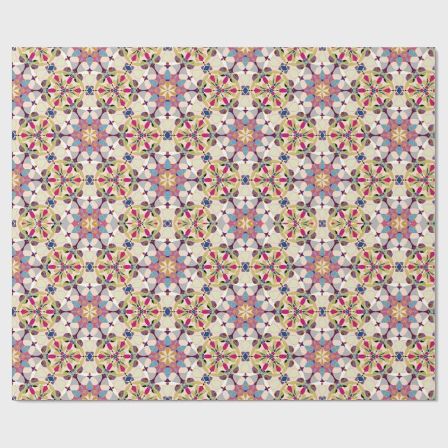 Papel De Presente Geometria abstrato (Aberto)