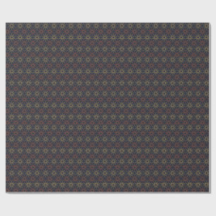 Papel De Presente Geometria do Duo da Meia-Noite