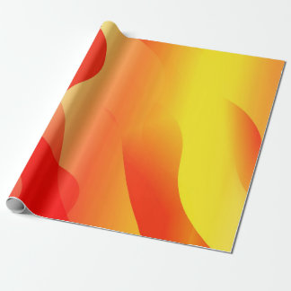 Papel De Presente Geometric Wave Shape with Gradient Blurred Abstrac