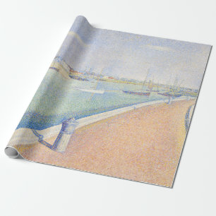 Papel De Presente Georges Seurat - O Canal de Gravelines