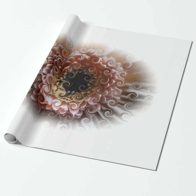 PAPEL DE PRESENTE GERBERA (Desenrolado)