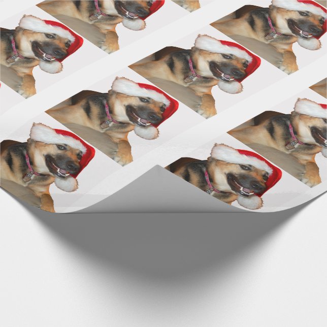 Papel De Presente German shepherd de Natal (Ponta)