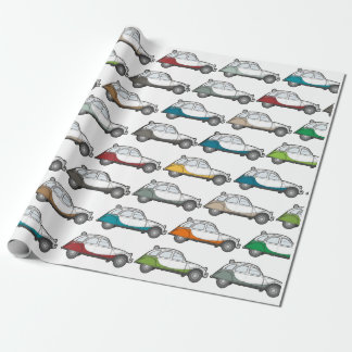 Papel De Presente Geschenkpapier 2CV für Fans der legendäre Ente