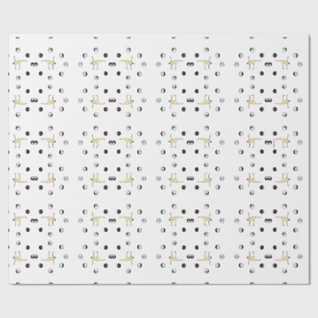 Papel De Presente Geschenkpapier mit Yoga-Design (Aberto)