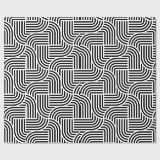 Papel De Presente Geschenkpapier - schwarz-weiß Lienen