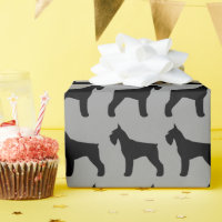 Giant Schnauzer Silhouettes Pattern Dog Lover's