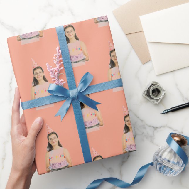 Papel De Presente Gift wrap with personalized faces (Presentear)