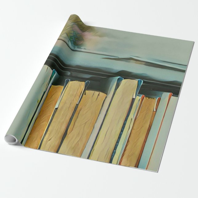 Papel De Presente Gifts for book lovers (Desenrolado)