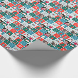 Papel De Presente Giftwrap de fotos de feriado Jingle e Mingle