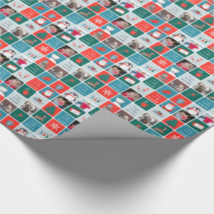 Papel De Presente Giftwrap de fotos de feriado Jingle e Mingle