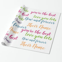 GiftWrap personalizado de texto - Script de escrit