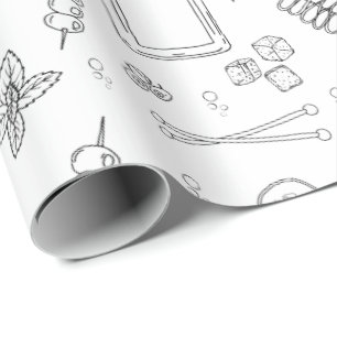 Papel De Presente Gin e Tonic Gin Drinker Cocktail Party