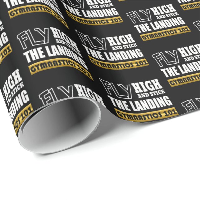 Papel De Presente ginástica 101 Voo Alto - Bar Gymnast (Ponta do rolo)