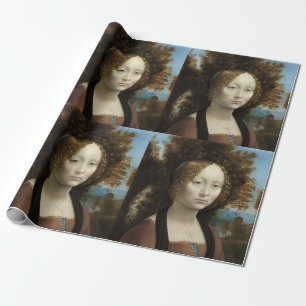 Papel De Presente Ginevra de' Benci por Leonardo Da Vinci