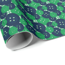 Ginga de Botões Navy e Verde - Sala de Costura e A