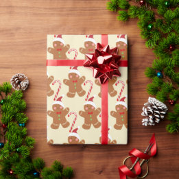 Papel De Presente Ginger Bread