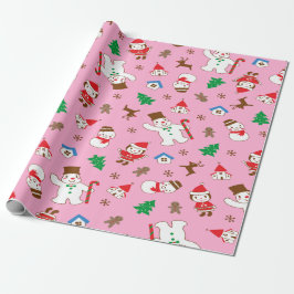 Papel De Presente Gingerbird Joy