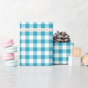 Papel De Presente Gingham Pattern