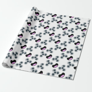 Papel De Presente Girador feliz da inquietação