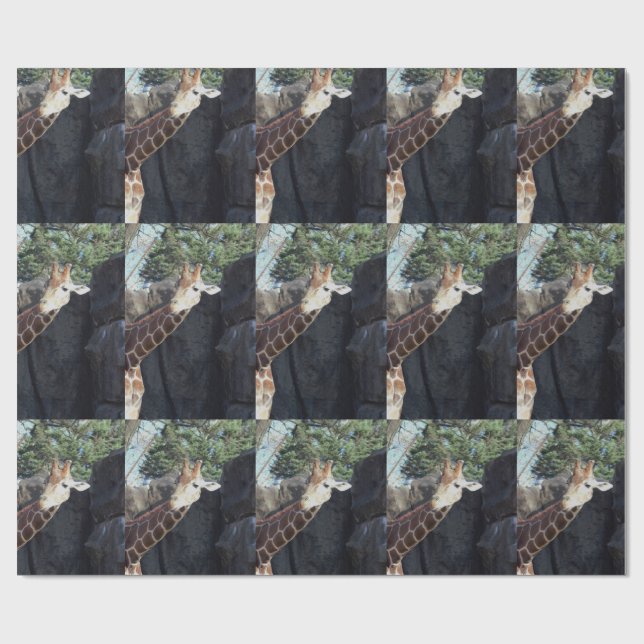 Papel De Presente Girafa (Aberto)