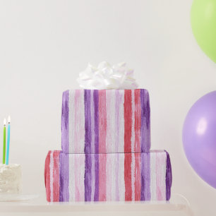 Papel De Presente Girassol Roxo Vermelho Cor-de-Rosa