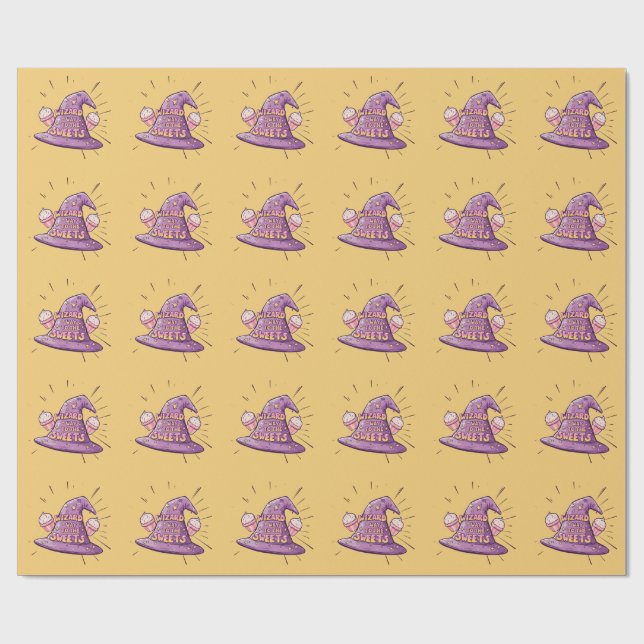 Papel De Presente Girly Halloween - Wizard Way to the Sweets (Aberto)
