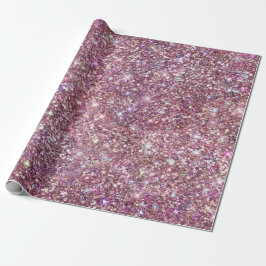 Papel De Presente Girly Pink Confetti Sparkle