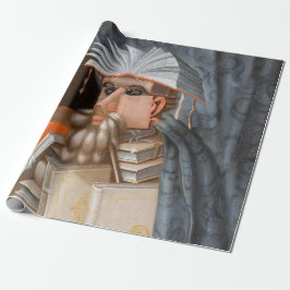 Papel De Presente Giuseppe Arcimboldo - O Bibliotecário