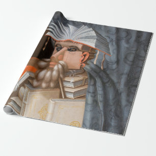 Papel De Presente Giuseppe Arcimboldo - O Bibliotecário