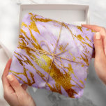 Papel De Presente Glam Brilhante, Dourado Púrpura, Pastel Branco<br><div class="desc">Minimalismo e elegância de acordo com as verdadeiras tendências de decoração interior. Para muitas ocasiões</div>