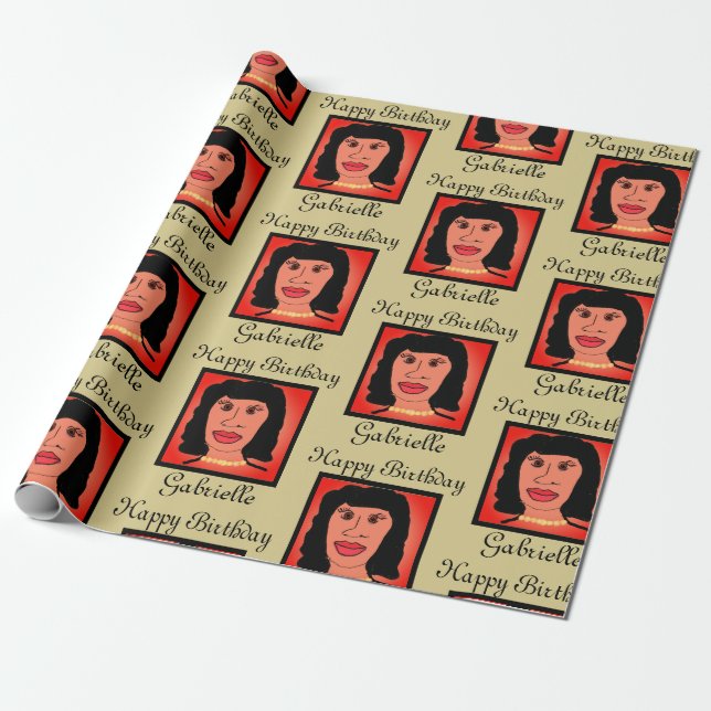 Papel De Presente Glam Pearls Avatar Birthday Wrappaper (Desenrolado)