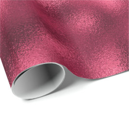 Papel De Presente Glam Red