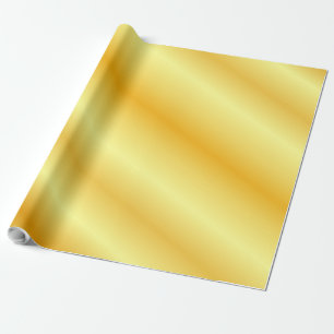 Papel De Presente Glamor Dourado, Elegante, Modelo moderno presente