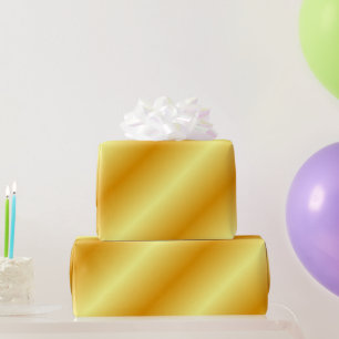 Papel De Presente Glamorous Faux Dourado Elegante Moderno Gift