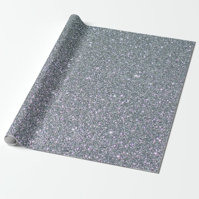 Papel De Presente Glitter (Desenrolado)