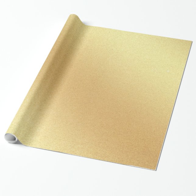 Papel De Presente Glitter Dourado brilhante Elegante Ouro moderno br (Desenrolado)