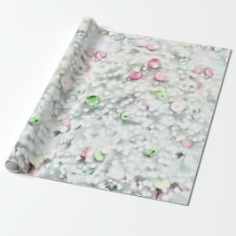 Papel De Presente Glitter & Sequin Wrapping Paper