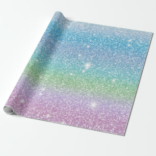 Papel De Presente Glittery and Starry, presente fofo 12