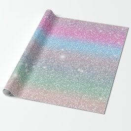 Papel De Presente Glittery e Starry, presente bonitinho 8