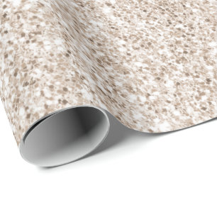 Papel De Presente Glitz de Creme de Esmagamento Sparkle
