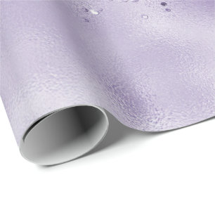 Papel De Presente Glitzy Roxo