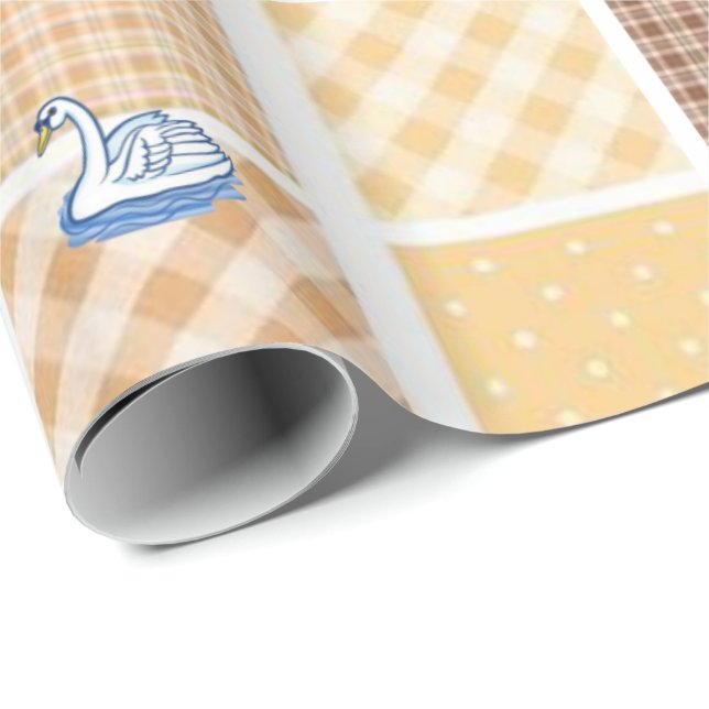 Papel De Presente Glossy Wraps de papel (Ponta do rolo)