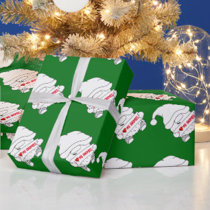 Papel De Presente Gnome Natal