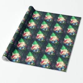 Papel De Presente Gnomo de Jardim na minha Camomila#nommeujardim