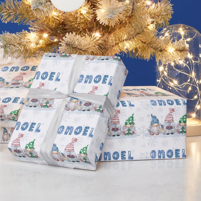 Papel De Presente Gnomos GNOEL de inverno (Feriados)
